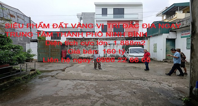 SIÊU PHẨM ĐẤT VÀNG TRUNG TÂM TP NINH BÌNH